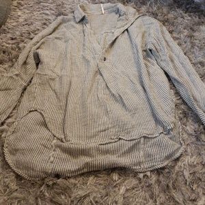 Free people striped super soft long sleeves